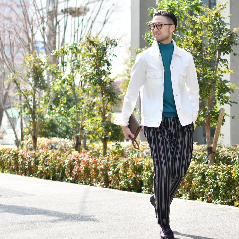 FINAL SALE】JOHN SMEDLEY【ジョンスメドレー】モックネックニット 30G