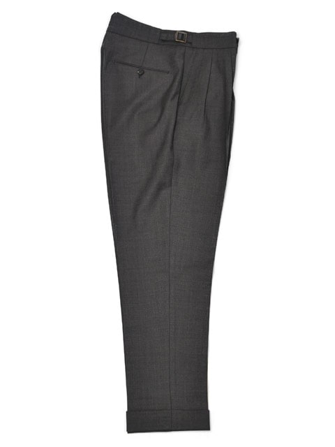 BERWICH【ベルウィッチ】ツープリーツパンツ SCOTCH GT1523X DKGREY