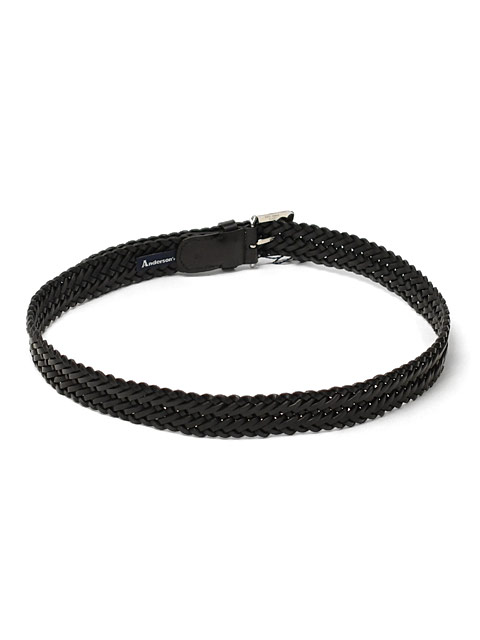 Anderson's【アンダーソンズ】レザーメッシュベルト 30mm A/0509