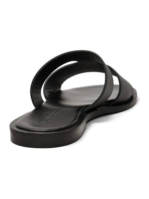LUCCA・L/UCCA【ルッカ】H CUTサンダル LU04 BLACK レザー ブラック