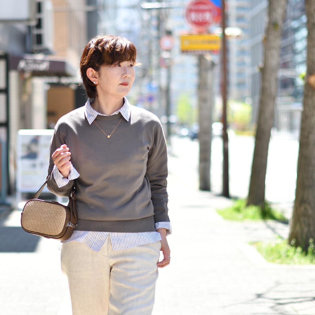 COOLT【コールト】ハンドバッグ TANGERINE RAFIA NATURAL 08 CACAO