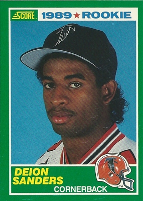 Deion Sanders 1989 Score Rookie Card / ディオン サンダース