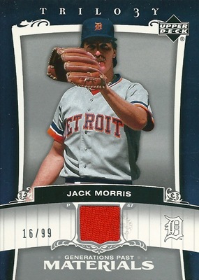 Jack Morris 05 Ud Trilogy Generations Past Materials Silver 99枚限定 16 99 ジャック モリス の通販 カードファナティック Jack Morris 05 Ud Trilogy Generations Past Materials Silver 99枚限定 16 99 ジャック モリス の通販 カードファナティック