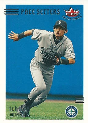 イチロー MLBカード Ichiro 2002 Fleer Triple Crown Pace Setters