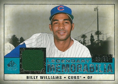 MLB メジャーリーグ ビリーウィリアムズ 直筆サイン Billy Williams 2008 SP Legendary Cuts Legendary Memorabilia 99枚
