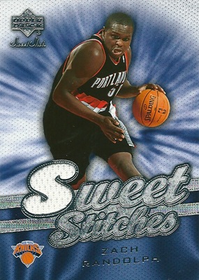 ザック ランドルフ NBAカード 2007/08 Sweet Shot Sweet Swatches / Zach Randolph