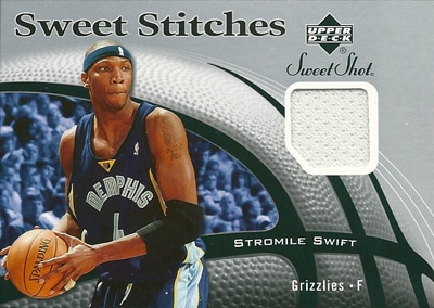 ストロマイル スウィフト NBAカード 2006/07 Sweet Spot Sweet Stitches / Stromile Swift