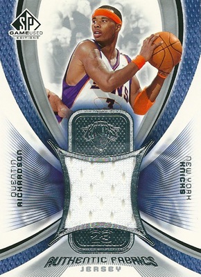 クエンティン リチャードソン NBAカード 2005/06 SP Game Used 