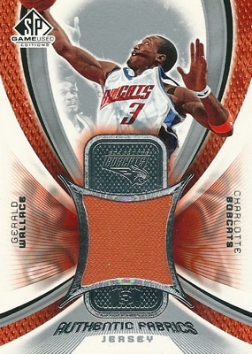 ジェラルド ウォーレス NBAカード 2005/06 SP Game Used Authentic Fabrics / Gerald Wallace