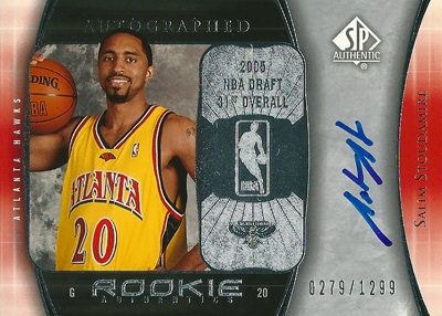 サリム スタウダマイアー NBAカード 2005/06 SP Authentic Rookie Autograph / Salim Stoudamire