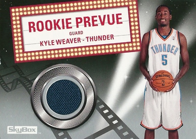 カイル ウィーバー NBAカード 2008/09 Skybox Rookie Prevue / Kyle Weaver