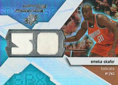 エメカ オカフォー NBAカード 2008/09 SPx Winning Materials / Emeka Okafor
