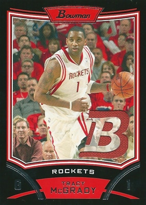 nbaカード トレイシーマグレイディ topps トレイシー マグレディ NBAカード 2008/09 Bowman Relics / Tracy