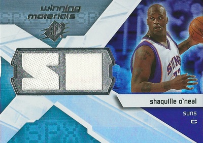 シャキール オニール NBAカード 2008/09 SPx Winning Materials