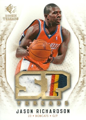 ジェイソン リチャードソン NBAカード 2008/09 SP Rookie Threads SP 