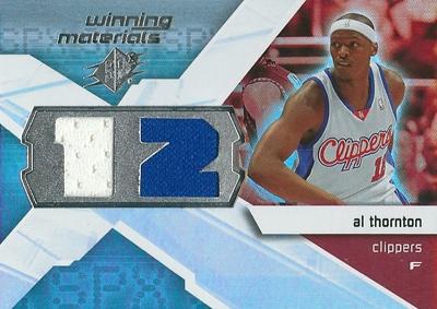 アル ソーントン NBAカード 2008/09 SPx Winning Materials / Al