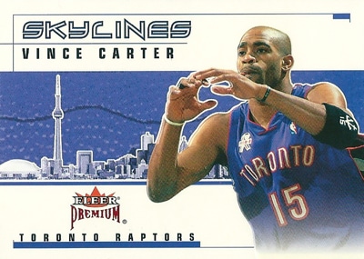 ビンス カーター Vince Carter NBAカード 02/03 Fleer Premium Skylines Ruby 003/100