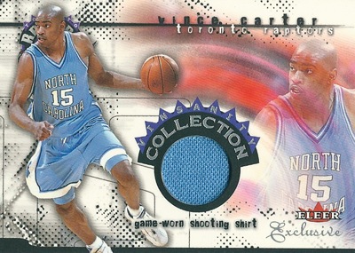 ビンス カーター Vince Carter NBAカード 01/02 Fleer Exclusive