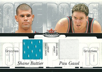 ポウ ガソル Pau Gasol シェーン バティエ Shane Battier NBAカード 03 