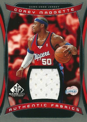 コーリー・マゲッティ Corey Maggette 04/05 SP Game Used Authentic 