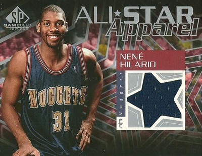 ネネイ Nene 03/04 SP Game Used All Star Apparel