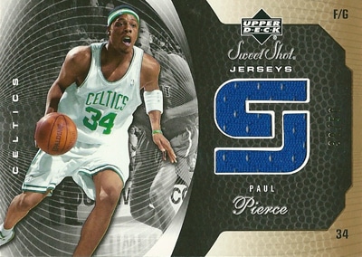ポール・ピアース　Paul Pierce 05/06 Sweet Shot Jerseys Gold 38/50
