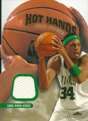 ポール・ピアース　Paul Pierce 03/04 Fleer Showcase Hot Hands Game Used 063/375