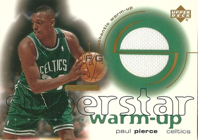 ポール・ピアース　Paul Pierce 01/02 Upperdeck Ovation Superstar Warm-Ups