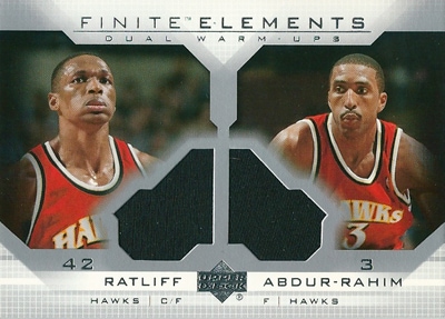 【シャリーフ・アブドゥル・ラヒーム】【テオ・ラトリフ】 Shareef Abdur Rahim Theo Ratliff 04/05 UD Finite Elements Warmups
