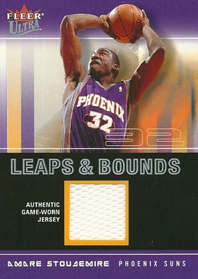 アマレ・スタウダマイアー Amare Stoudemire 03/04 Fleer Ultra Leap and Bounds Game Used