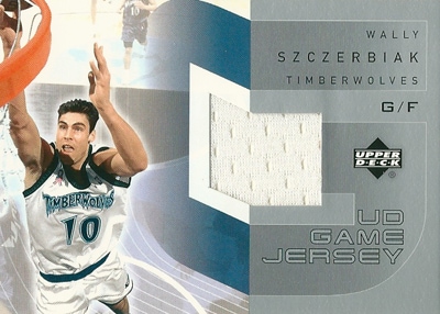 ウォーリー・ザービアック Wally Szczerbiak 02/03 Upper Deck UD Game Jerseys