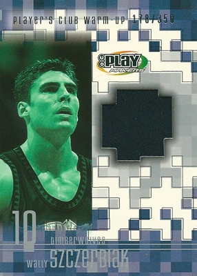 ウォーリー・ザービアック Wally Szczerbiak 01/02 Upper Deck Playmakers Warm Ups 178/350