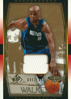 アントワン・ウォーカー Antoine Walker 04/05 SP Game Used Jerseys Parallel 045/100