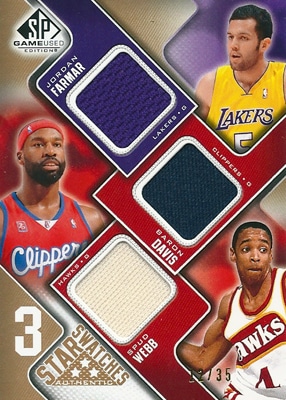 NBAカード　23.JORDAN ジョーダン・ファーマー】【バロン・デービス】【スパッド・ウェブ