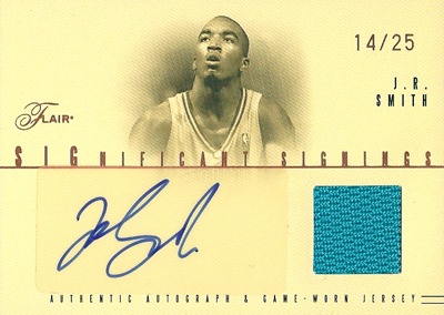 J.R・スミス NBAカード J.R. Smith 04/05 Flair Significant Signings