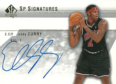 エディ・カリー NBAカード Eddie Curry 03/04 SP Authentic Signatures 
