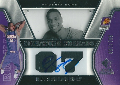 D.J・ストロベリー NBAカード D.J. Strawberry 07/08 SP Rookie Threads Rookie Autographs 607/799