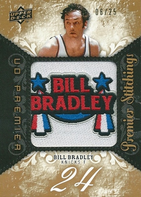 ビル・ブラッドリー NBAカード Bill Bradley 08/09 UD Premier Stitchings 06/25