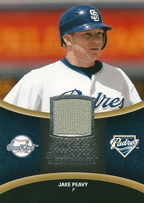 ジェイク・ピービー MLBカード Jake Peavy 2008 Sweet Spot Swatches 