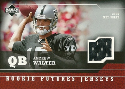 アンドリュー・ウォルター NFLカード Andrew Walter 2005 Upper Deck Rookie Future Jersey