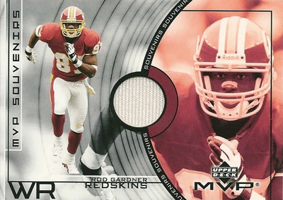 ロッド・ガードナー NFLカード Rod Gardner 2002 Upper Deck MVP Souvenirs