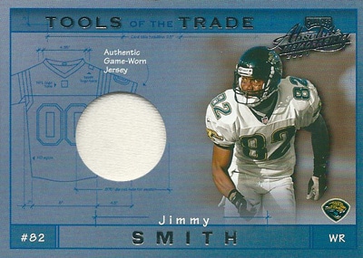 ジミー・スミス NFLカード Jimmy Smith 2001 Playoff Absolute Memorabilia Tools of the Trade 067/300