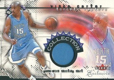 NBA カーター　カード ビンス・カーター NBAカード Vince Carter 01/02 Fleer Exclusive