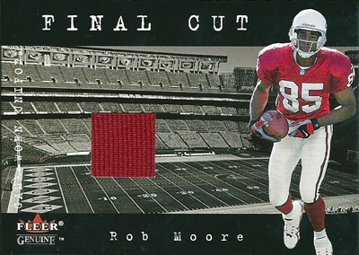 【ロブ・ムーア】 NFLカード Rob Moore 2001 Fleer Genuine Final Cut Jerseys