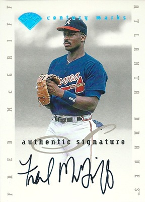 フレッド・マグリフ MLBカード Fred McGriff 1996 Leaf Signature