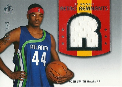 ジョシュ・スミス NBAカード Josh Smith 04/05 SP Signature Edition Rookie Jersey 165/499