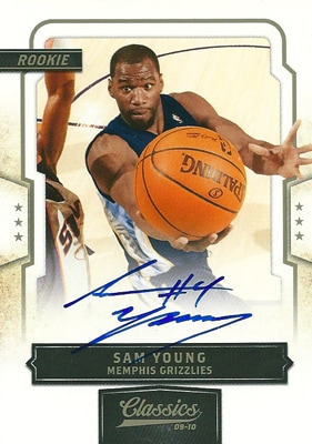 サム・ヤング NBAカード Sam Young 09/10 Classics Rookie Autographs 129/249