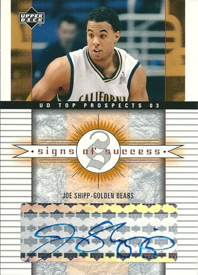 ジョー・シップ バスケットボールカード Joe Shipp 03/04 SP Tops Prospects Signs of Success