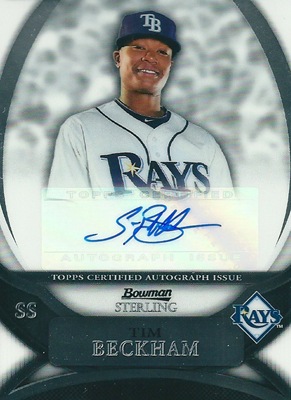 ティム ベッカム Mlbカード Tim Beckham 10 Bowman Sterling Prospect Autographs の通販 カードファナティック ティム ベッカム Mlbカード Tim Beckham 10 Bowman Sterling Prospect Autographs の通販 カードファナティック