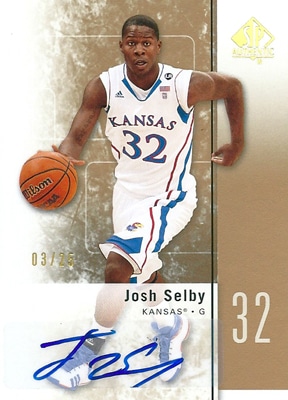 ジョシュア・セルビー NBAカード Josh Selby 11/12 SP Authentic Autographs Gold 03/25
